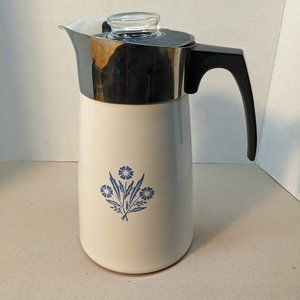 Vintage Corningware 9 Cup Percolator Coffee Pot